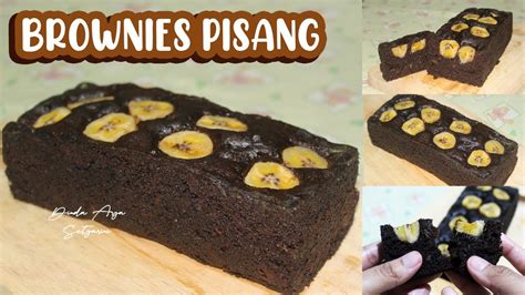 Resep Brownies Pisang Kukus 1 Telur Lembut Nyoklat Tanpa Oven