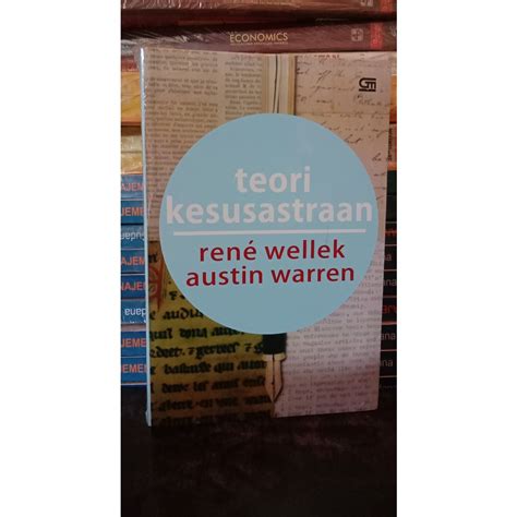 Jual Teori Kesusastraan Karya Rene Wellek Austin Warren Shopee