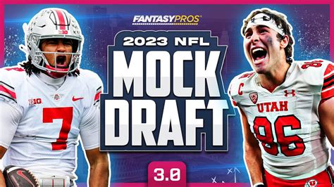 2023 Nfl Mock Draft Three Full Rounds With Trades American Football