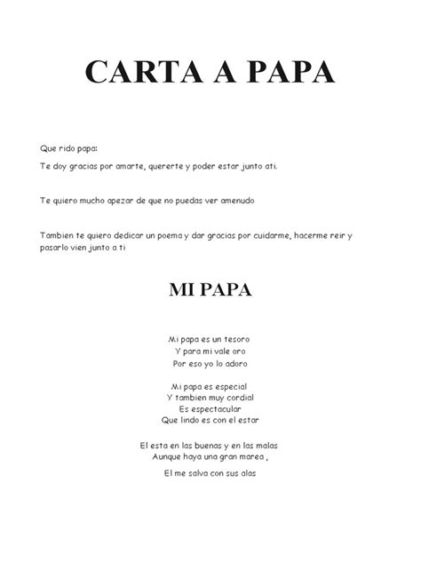 Carta A Papa Pdf