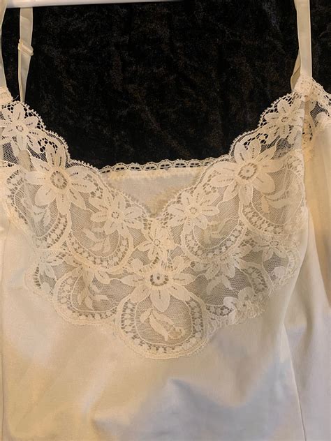 Vintage S Vanity Fair Lingerie Camisole Slip Top Vintage Nightwear Etsy