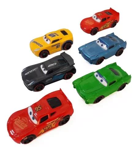 Kit 6 Carrinhos Mcqueen E Amigos Metal Carros 3 Disney MercadoLivre