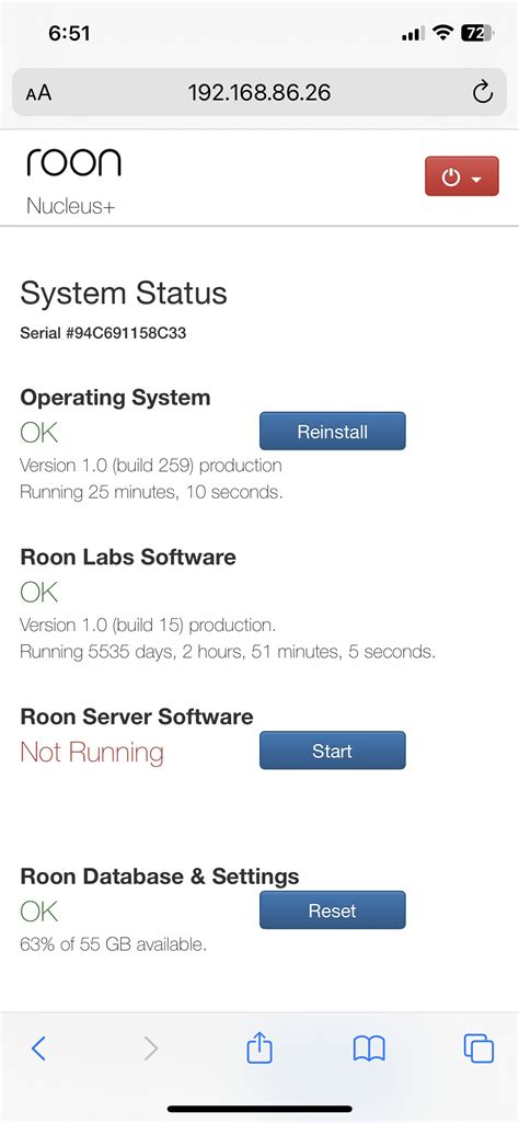 Issue With Connecting To Nucleus Ref Nit Nucleus Support Roon