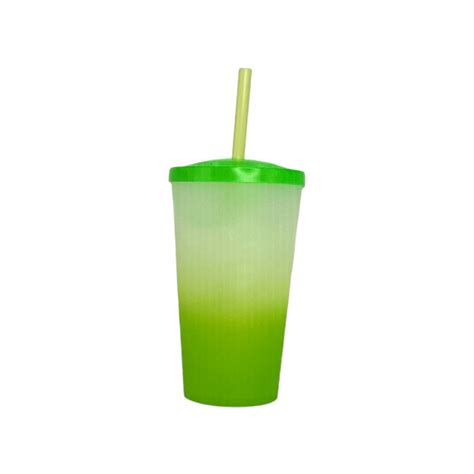 COPO WEEKEND CUP PS 550ML FANT VERDE NEON DEGRADE Emporio