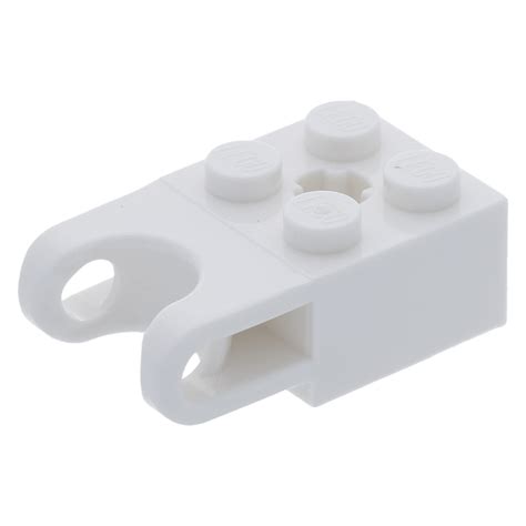 Lego Einzelteil White Technic Brick Modified X With Ball