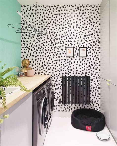 Black And White Dalmatian Print Wallpaper Mural Hovia Nz In 2021