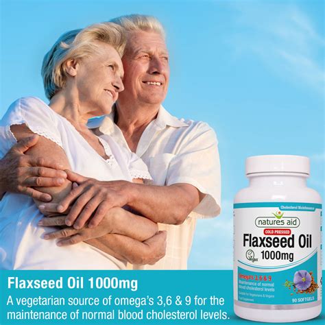 Natures Aid Flaxseed Oil 1000mg Gnhbc