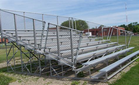 Aluminum Outdoor Bleachers - Centaur Products