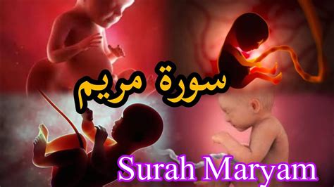 Beautiful Surah Maryam Watch And Listen Daily For Pregnancy Youtube