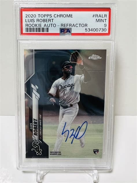 Yahoo Rc Luis Robert Auto Topps Chrome