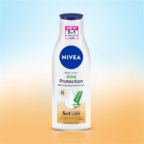 Buy Nivea Aloe Protection Spf 15 Body Lotion 200 Ml Online Purplle