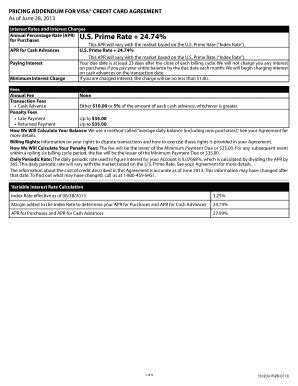 Fillable Online Files Consumerfinance Visa Credit Card Agreement