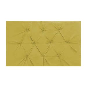 Painel Cabeceira Para Cama Box Raissa Solteiro Cm Suede Amarelo Ouro