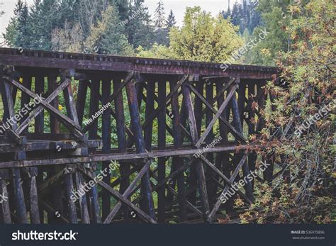 Wooden Railroad Bridge Or Trestle Stock Photo 536975896 Shutterstock