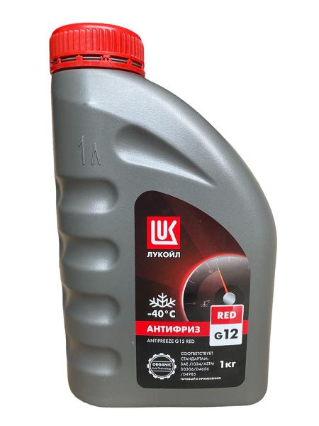Антифриз Лукойл (Lukoil) LUKOIL_Antifrez_RED, 1 л, Готовый раствор ...