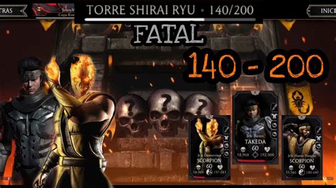 Torre Fatal Shirai Ryu Mortal Kombat Mobile Contra Los