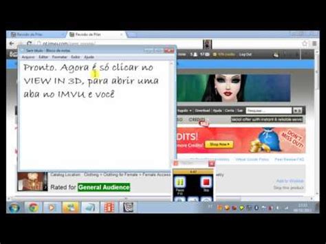 Revisar Produtos No IMVU YouTube