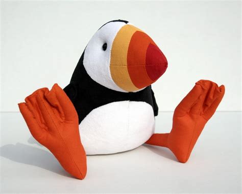 Puffin Plush Birdie, Cuddly Puffin Soft Toy - Etsy