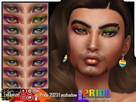 The Sims Resource Pride 2023 Eyeshadow