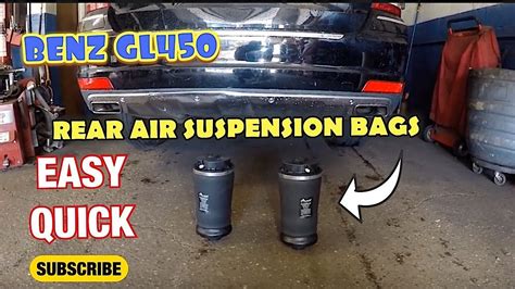 How To Replace Rear Air Springs On 2012 Mercedes Benz GL450 YouTube