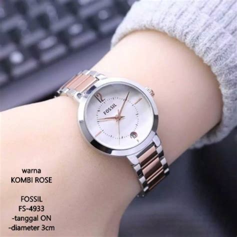 Jual Jam Tangan Wanita Cewek Analog Kaca Christal Simple Elegant Rantai Stainles Terbaik