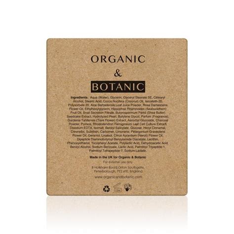 Organic And Botanic Enhancing Day Moisturiser Mandarin Orange Ocado