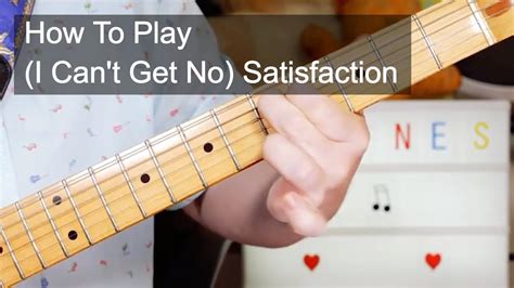 I Can T Get No Satisfaction Rolling Stones Guitar Lesson YouTube