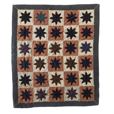 Vintage Eight Pointed Star Quilt Circa 1920 Tori Jones Studio