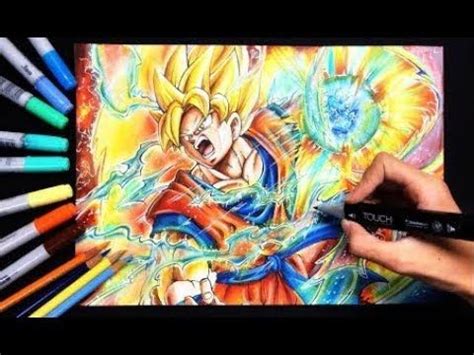 Como Desenhar O Goku Ssj Dokkan Battle Desenhando O Goku Super