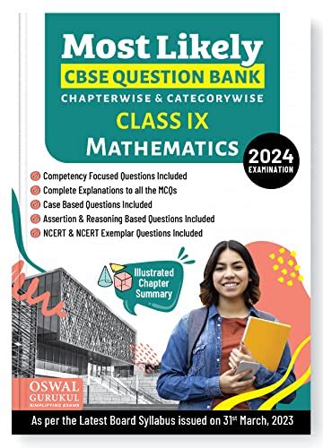 Oswal Gurukul Mathematics Most Likely CBSE Question Bank For Class 9