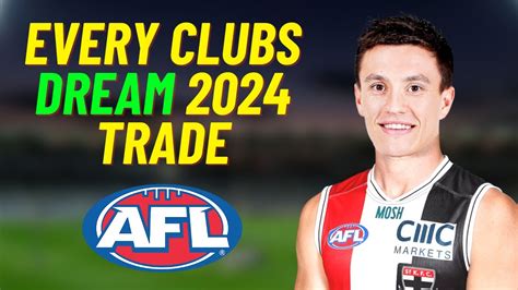 Every Afl Club S Dream Trade In Youtube