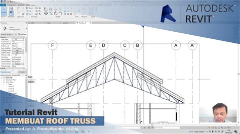 Tutorial Autodesk Revit Arsitektur Membuat Roof Truss Youtube Hot Sex