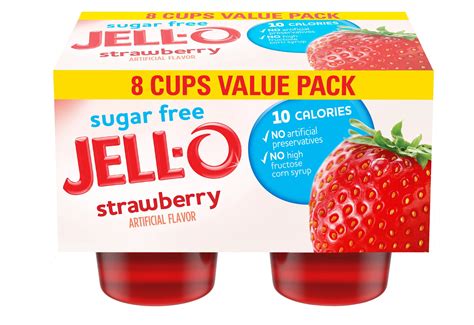 18 Sugar Free Jello Cups Nutrition Facts