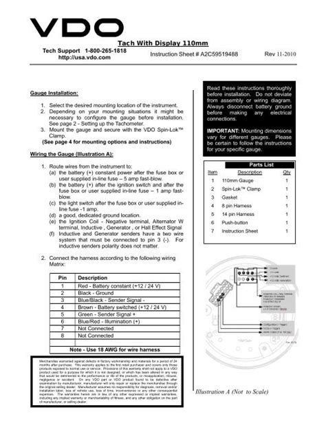 Jegs Tachometer Wiring Diagram How To Install A Tacho Gauge Youtube Drawing Vassallo