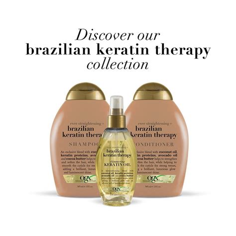 Ogx Ever Straightening Brazilian Keratin Smooth Conditioner 385ml Glamifield