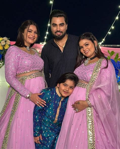 Youtuber Armaan Malik S Wives Payal And Kritika Twin In Pink Hued