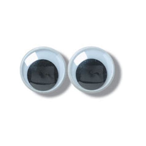 Impex Toy Stick On Wobbly Craft Eyes Cb013 M Black And White 4mm Per