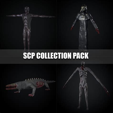 SCP 3D Model Collection Person In Cloak VR AR Low Poly CGTrader