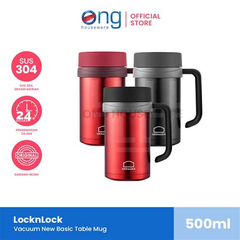 Jual Ong Houseware Mug Hot Cool Tumbler New Basic Table Mug Ml Locknlock Lhc