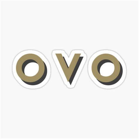 "DRAKE - OVO LOGO" Sticker for Sale by TheBoyOT | Redbubble