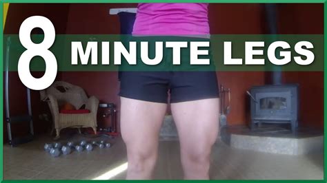 8 Minute Leg Strength Workout W Dumbbells Home Fitness Workout Youtube