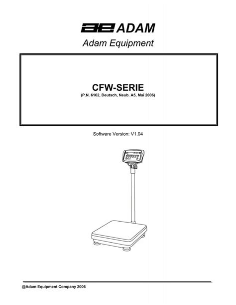 Adam Equipment Cfw Serie