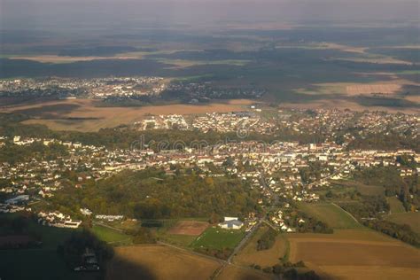 Aerial View Of City Suburbs Stock Photo - Image of neighborhood ...