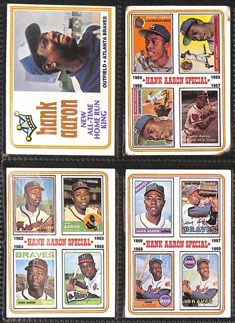 Lot Detail Lot Of Topps Baseball Cards W