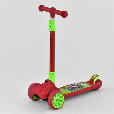 Самокат трехколесный Best Scooter F - 18990, Красный, складной руль ...