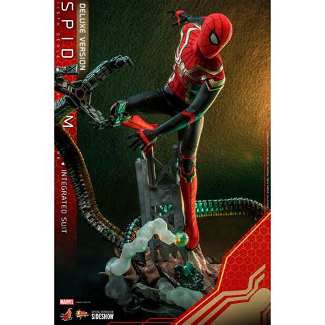Hot Toys Spider Man Integrated Suit Deluxe Version Marvel S Spider Man No Way Home Figurine