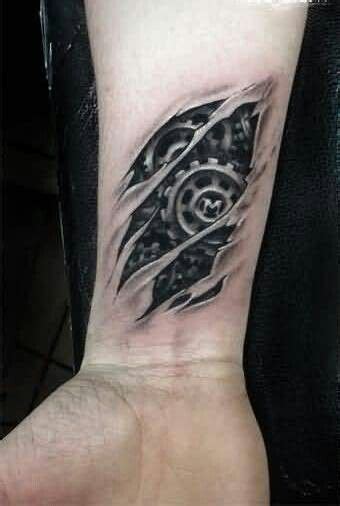 Pin on Top 100 Biomechanical Tattoos | Ripped skin tattoo, Biomechanical tattoo, Tattoos for guys