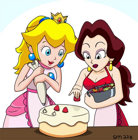 Mario And Pauline And Peach