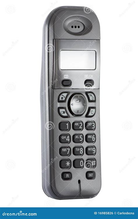 Wireless telephone handset stock photo. Image of crystal - 16985826