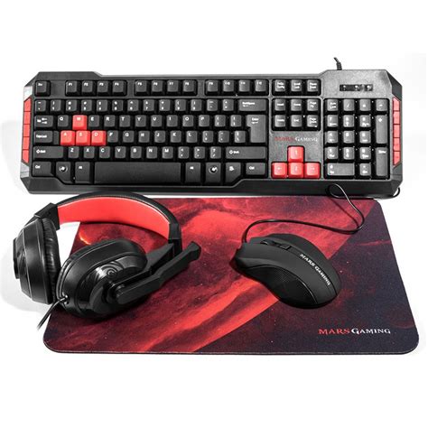 Tacens Mars Gaming Mrcp Combo Gaming Teclado Rato Auscultadores